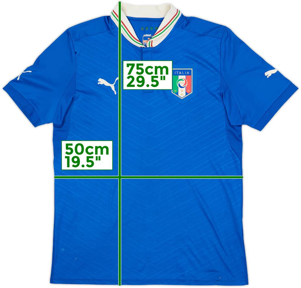 2012-13 Italy Home Shirt - 4/10 - (M)
