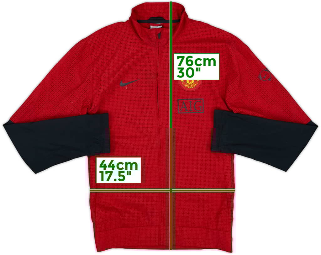 2008-09 Manchester United Nike Track Jacket - 5/10 - (L)
