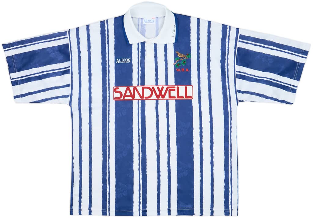 1992-93 West Brom Home Shirt - 6/10 - (XL/XXL)