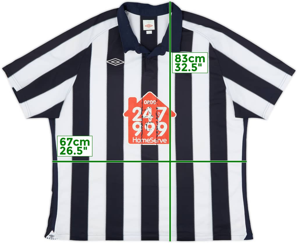 2010-11 West Brom Home Shirt - 5/10 - (3XL)