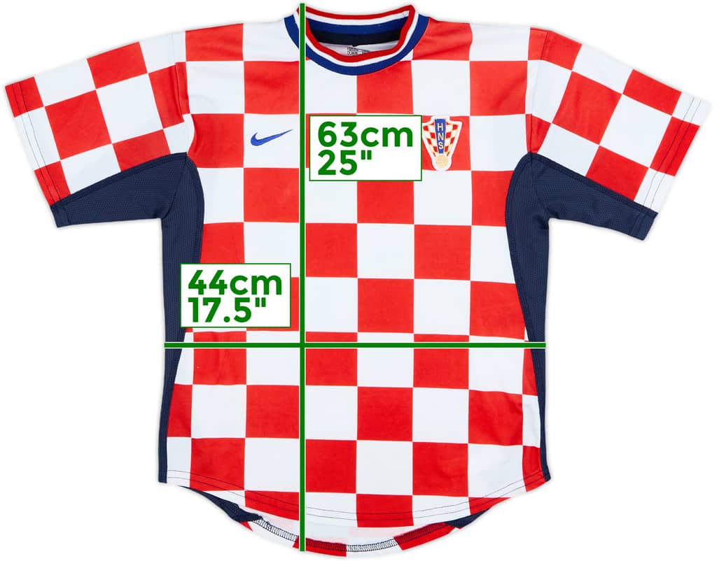 2000-02 Croatia Home Shirt - 7/10 - (L.Boys)