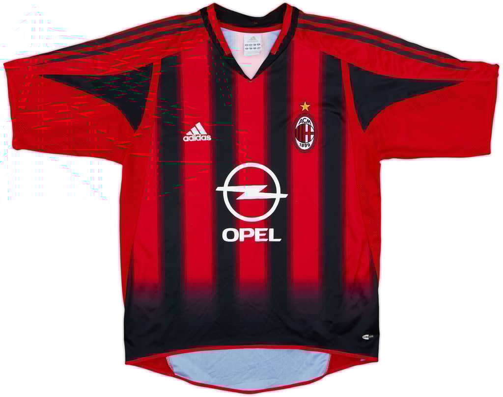 2004-05 AC Milan Home Shirt - 9/10 - (S)