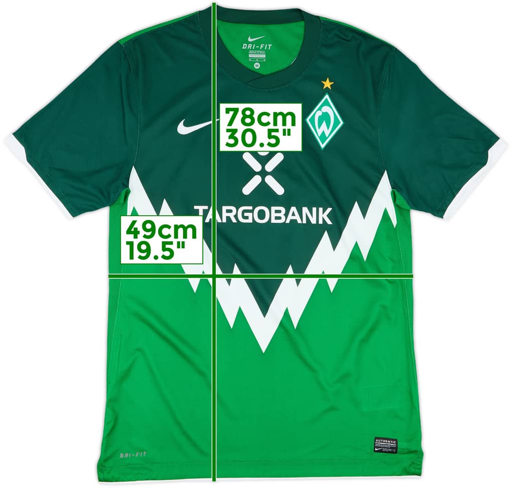 2010-11 Werder Bremen Home Shirt - 9/10 - (M)
