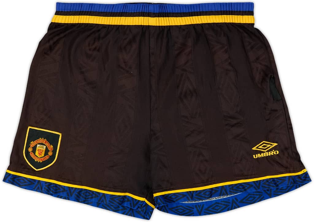 1993-95 Manchester United Away Shorts - 8/10 - (M)