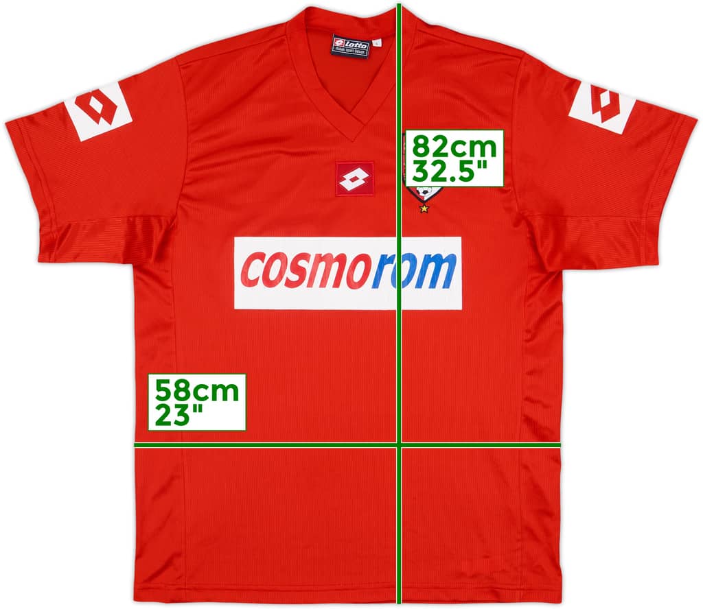 2001-02 Dinamo Bucuresti Home Shirt - 7/10 - (L)