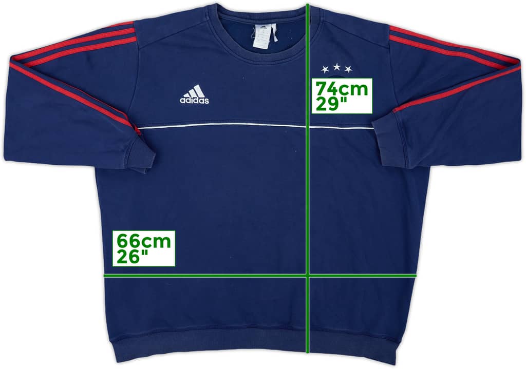 2017-18 Ajax adidas Sweat Top - 6/10 - (3XL)