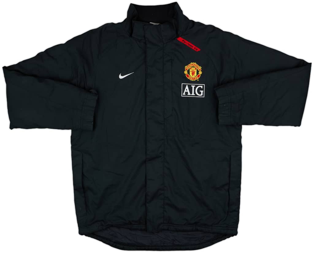 2007-08 Manchester United Nike Padded Bench Coat - 8/10 - (S)
