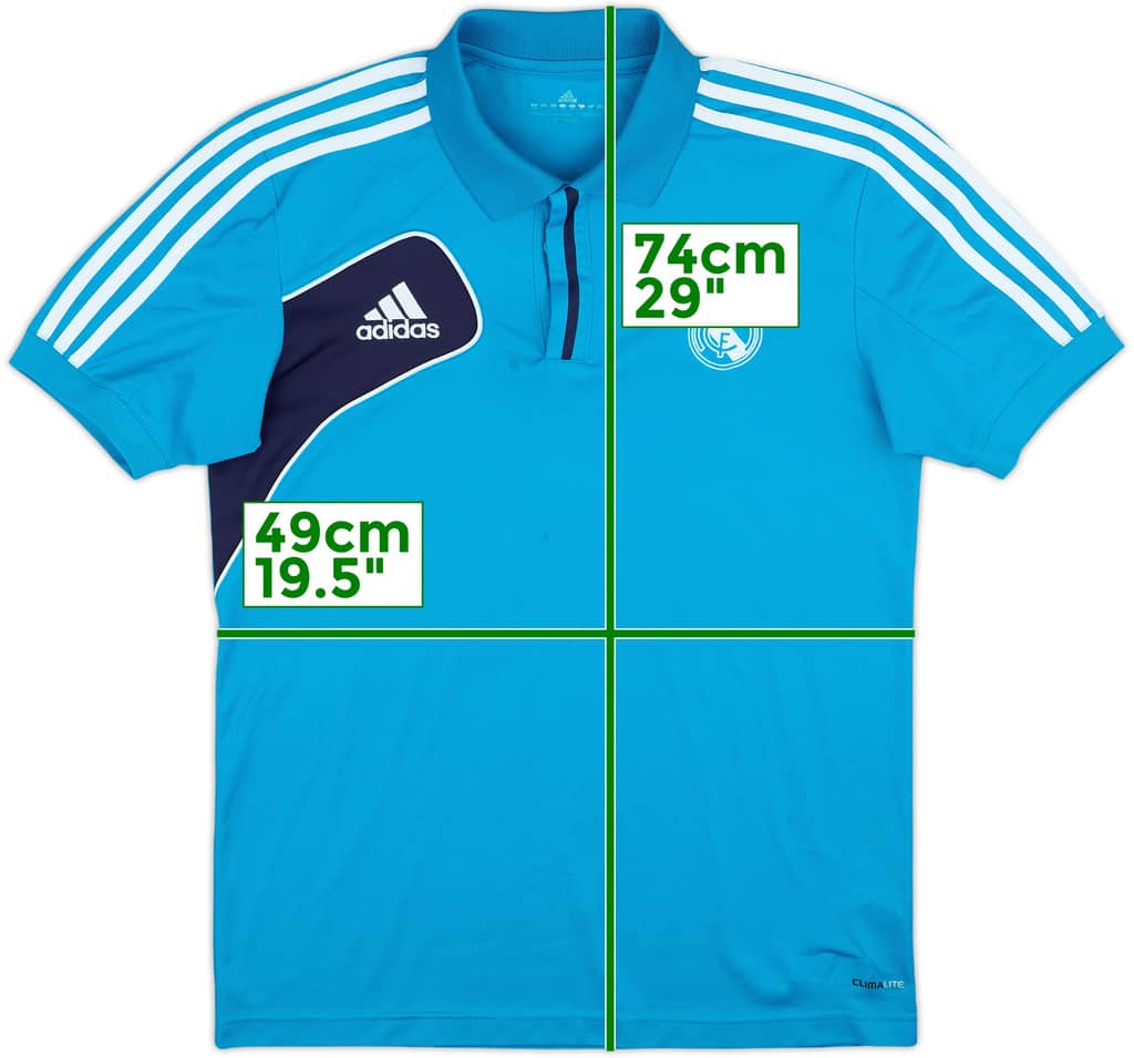 2012-13 Real Madrid adidas Polo Shirt - 6/10 - (M)