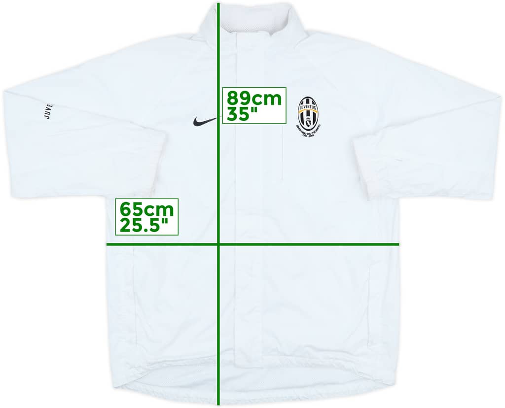 2008-09 Juventus Nike Hooded Rain Jacket - 7/10 - (L)