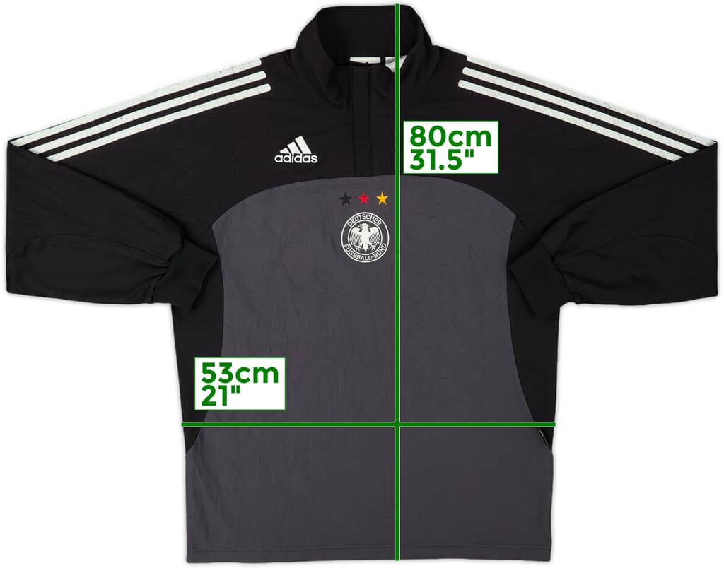 2002-03 Germany adidas 1/4 Zip Drill Top - 5/10 - (M)
