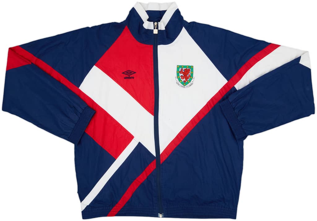 1992-94 Wales Umbro Track Jacket - 9/10 - (XL)