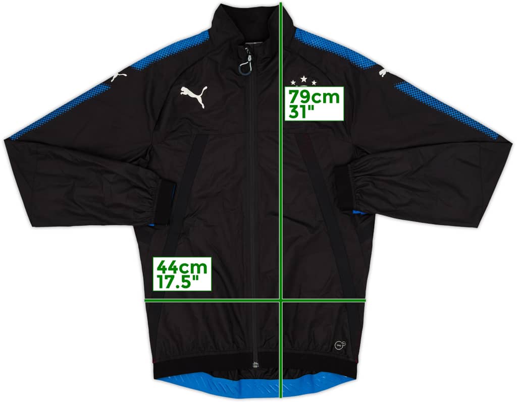 2017-18 Rangers Puma Player Issue Track Jacket - 8/10 - (M)