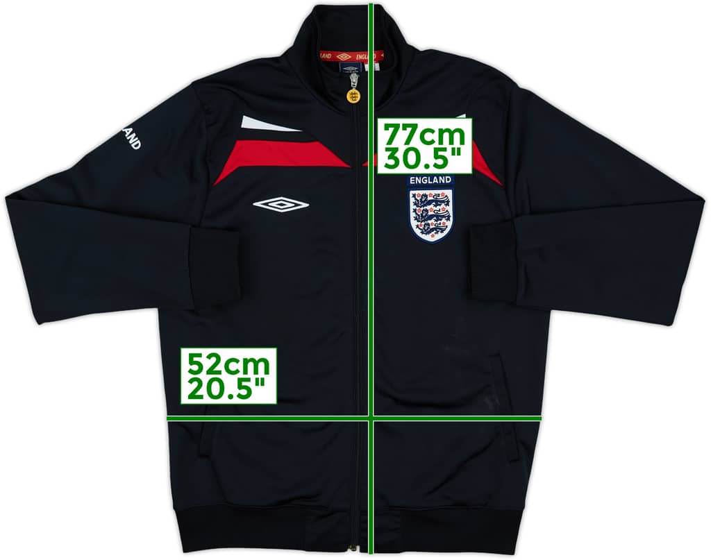 2008-10 England Umbro Track Jacket - 8/10 - (M)