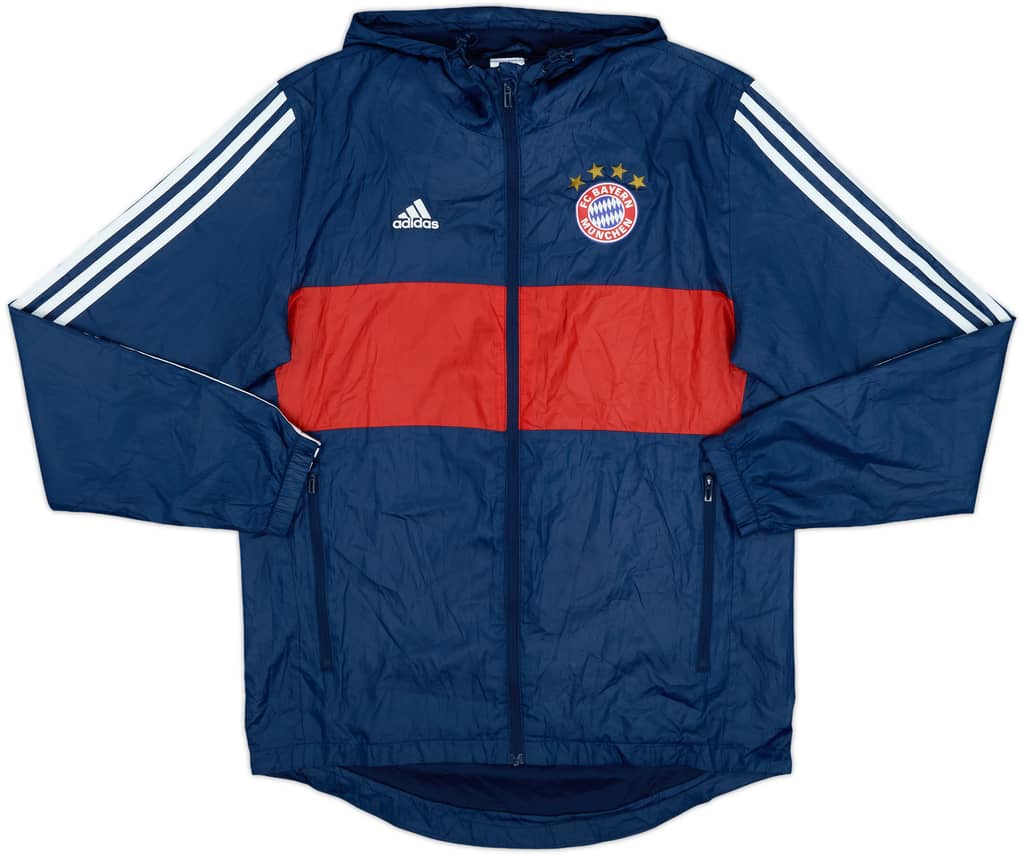 2017-18 Bayern Munich adidas Hooded Track Jacket - 8/10 - (S)