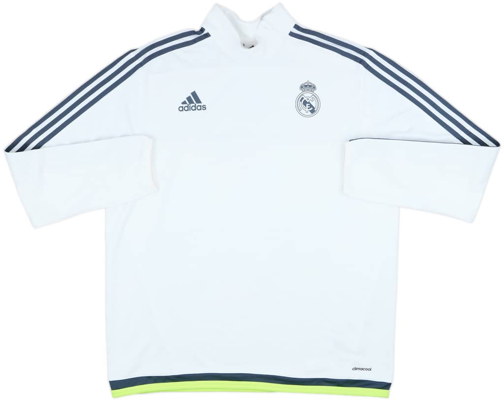2015-16 Real Madrid adidas 1/4 Zip Drill Top - 7/10 - (XL)