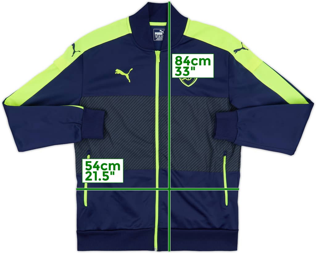2015-16 Arsenal Puma Track Jacket - 9/10 - (M)