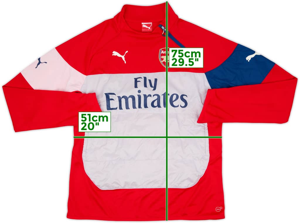 2015-16 Arsenal Puma 1/4 Zip Drill Top - 9/10 - (L)