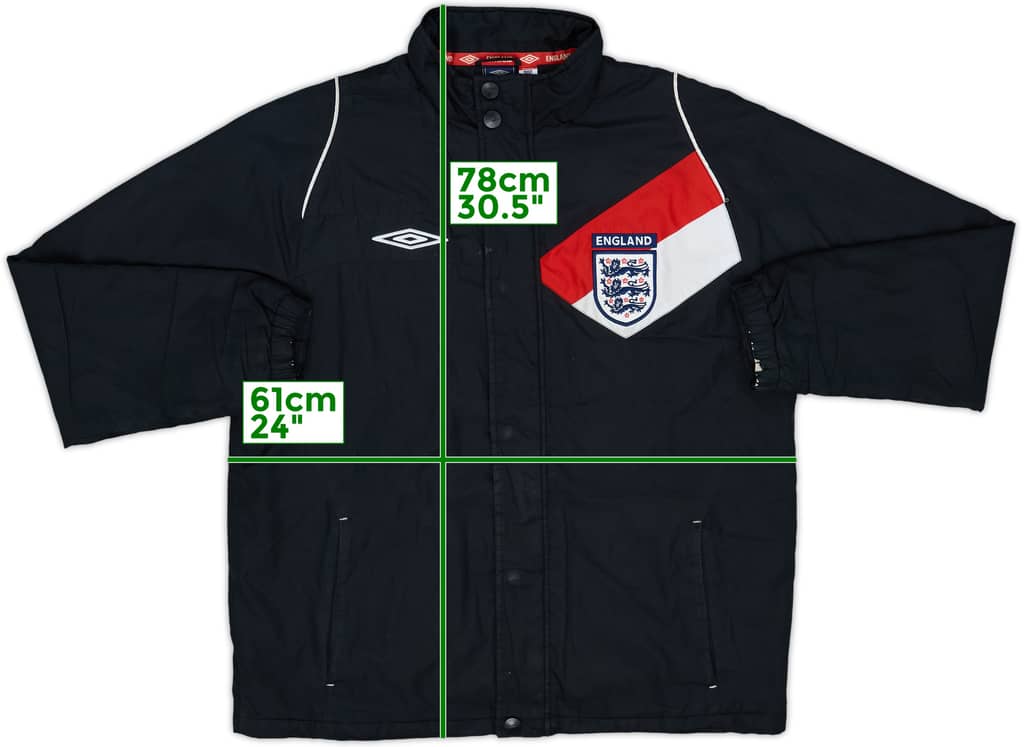 2004-05 England Umbro Padded Coat - 7/10 - (S)