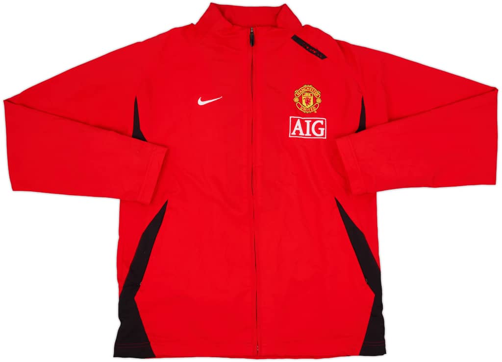 2007-08 Manchester United Nike Track Jacket - 8/10 - (L)