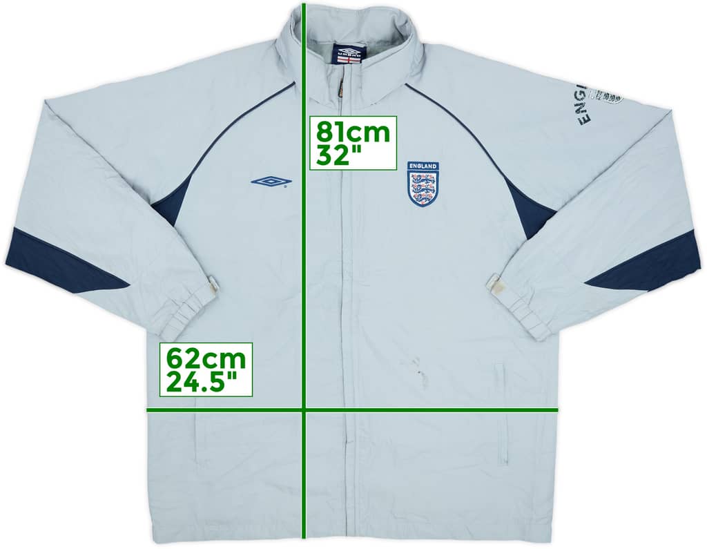 2007-09 England Umbro Track Jacket - 7/10 - (L)