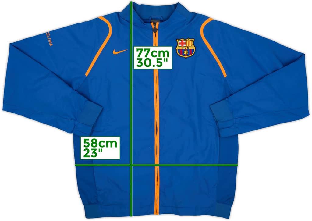 2006-07 Barcelona Nike Track Jacket - 8/10 - (XL)