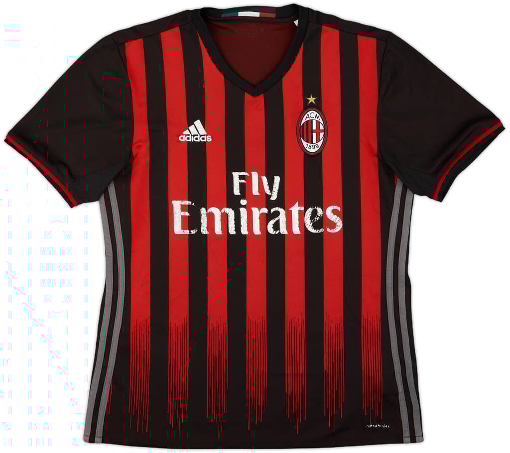 2016-17 AC Milan Home Shirt - 5/10 - (S)