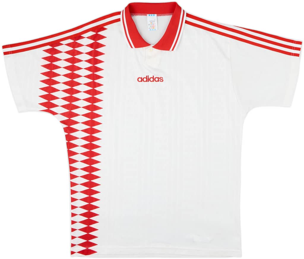 1994-96 adidas Template Shirt - 7/10 - (L)