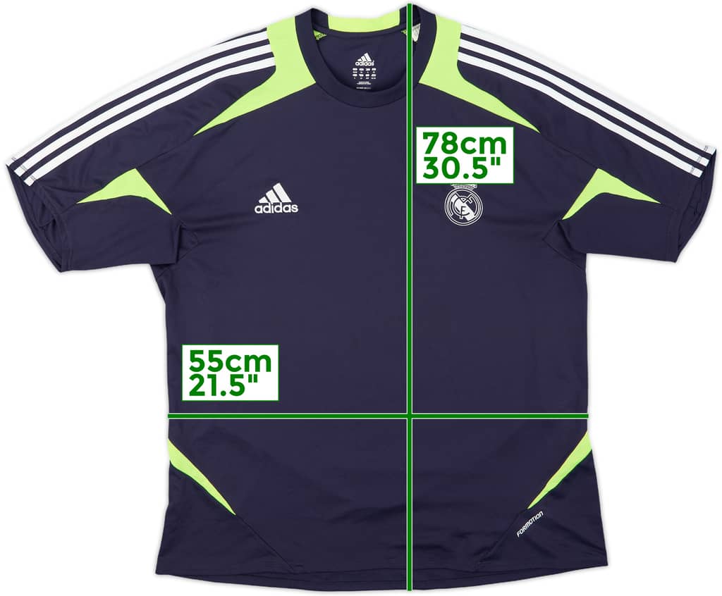 2012-13 Real Madrid adidas Formotion Training Shirt - 8/10 - (XXL)