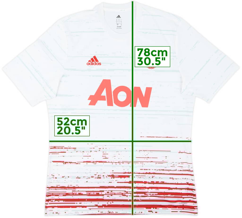 2016-17 Manchester United adidas Training Shirt - 8/10 - (L)