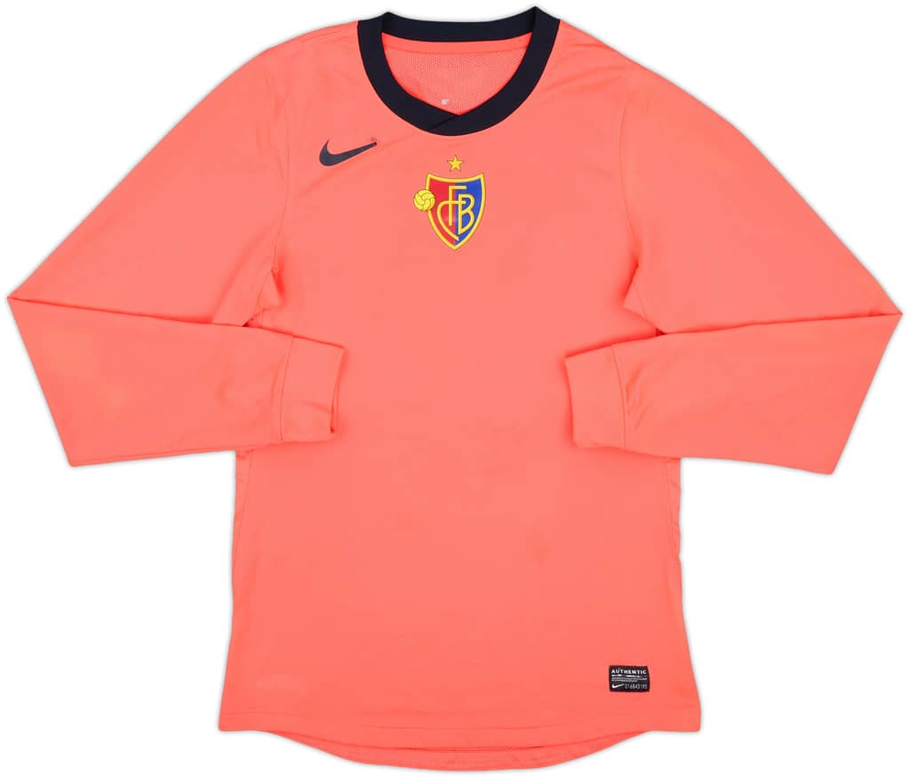 2011-12 FC Basel Player Issue Away L/S Shirt - 7/10 - (M)