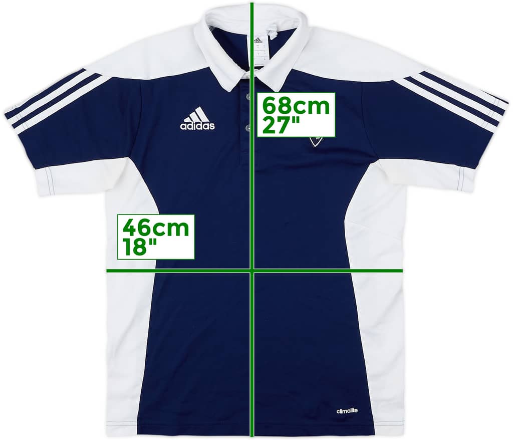 2016-17 Real Zaragoza adidas Polo Shirt - 9/10 - (S)