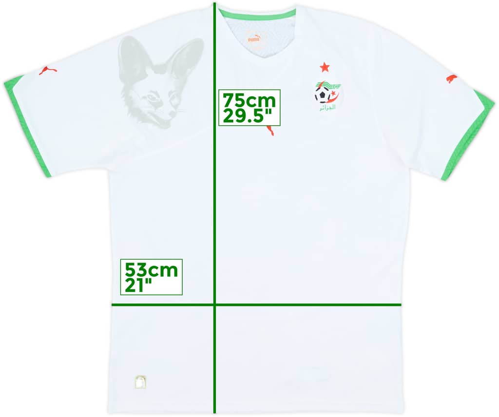 2010-11 Algeria Home Shirt - 8/10 - (L)