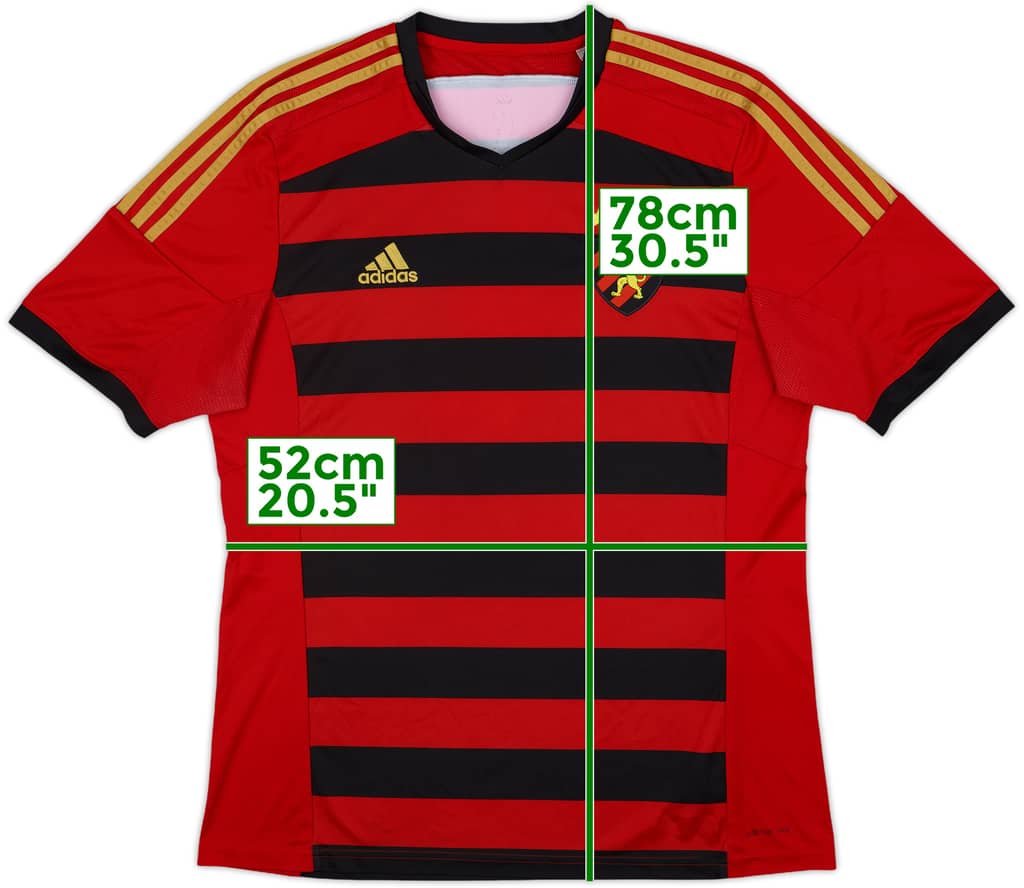 2014 Sport Club Recife Home Shirt - 8/10 - (L)