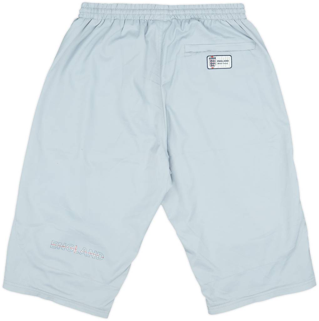 2002-04 England Umbro 3/4 Track Pants/Bottoms - 8/10 - (M)