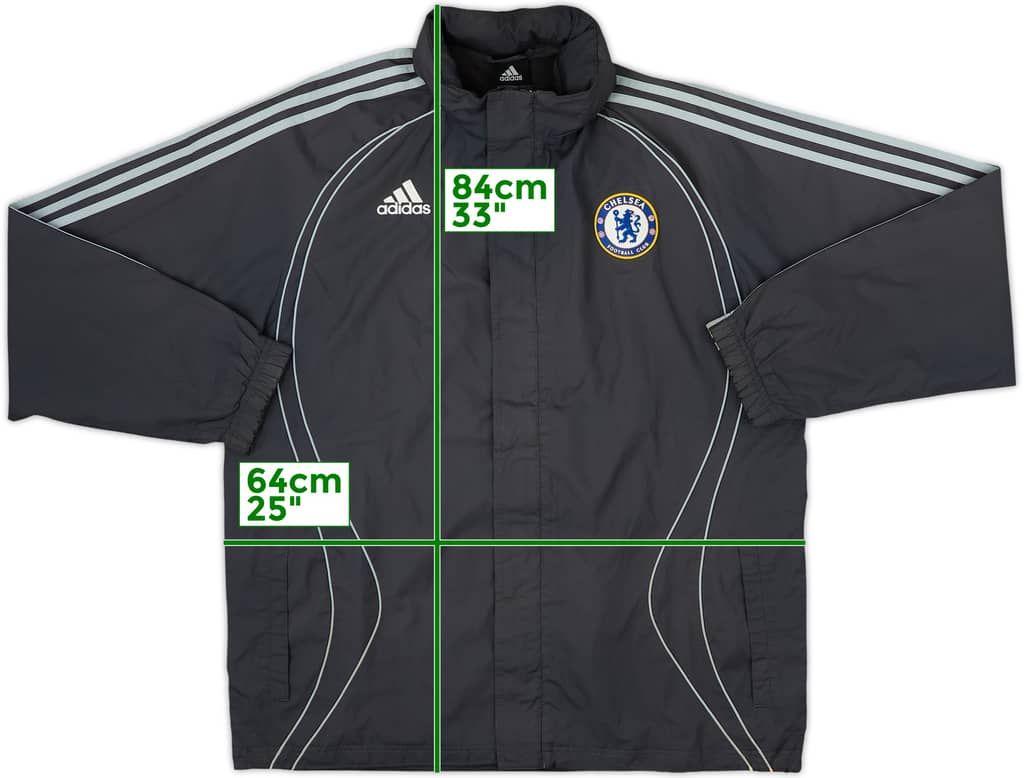 2006-07 Chelsea adidas Hooded Rain Jacket - 8/10 - (M/L)