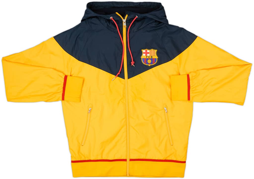 2015-16 Barcelona Nike Hooded Track Jacket - 8/10 - (S)