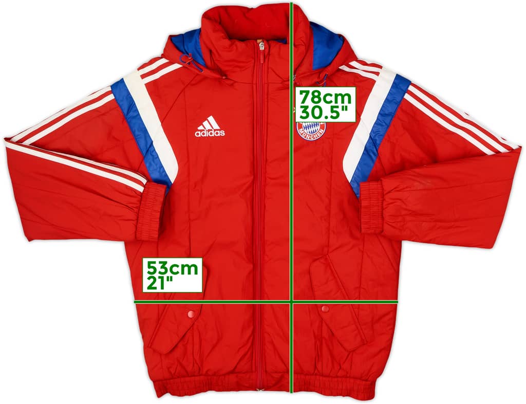 2014-15 Bayern Munich adidas Padded Bench Coat - 8/10 - (S)