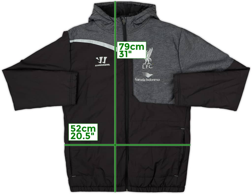 2014-15 Liverpool Warrior Padded Bench Coat - 9/10 - (S)
