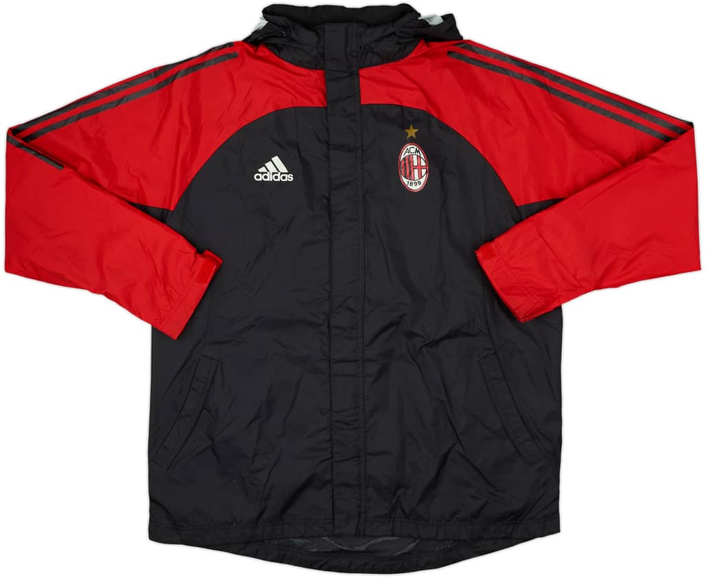 2002-03 AC Milan adidas Hooded Rain Jacket - 7/10 - (M/L)