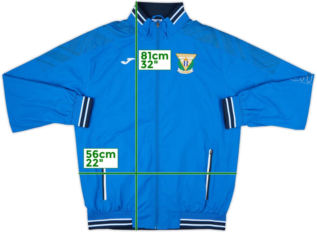 2017-18 CD Leganes Joma Track Jacket - 8/10 - (L)