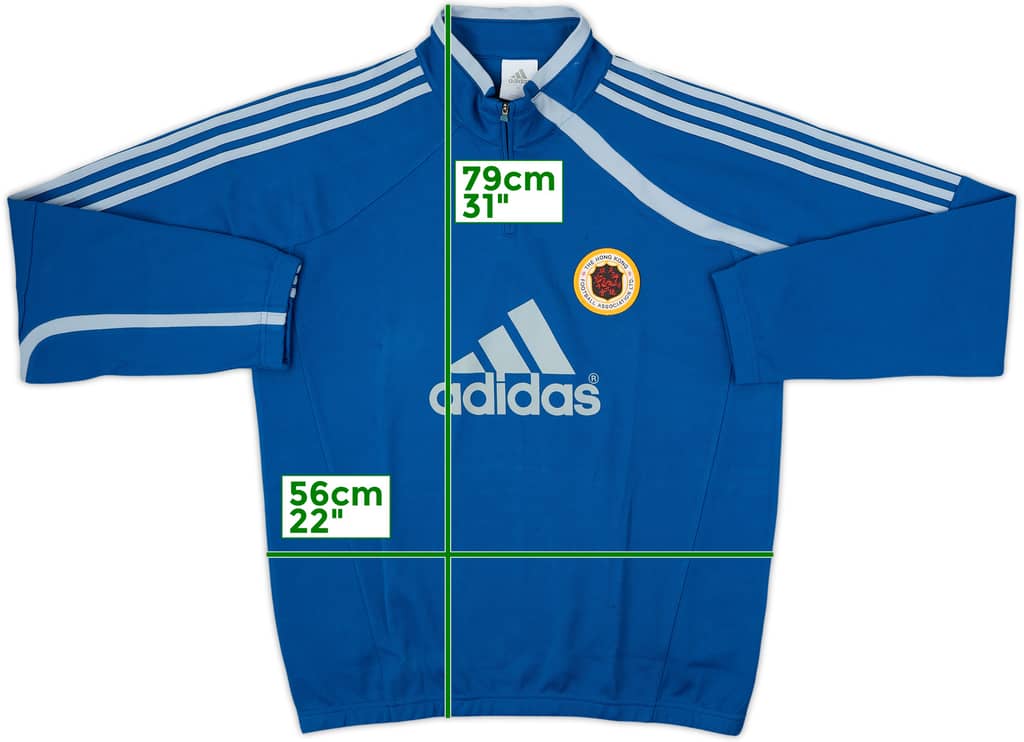 2005-06 Hong Kong adidas 1/4 Zip Drill Top - 8/10 - (XL)