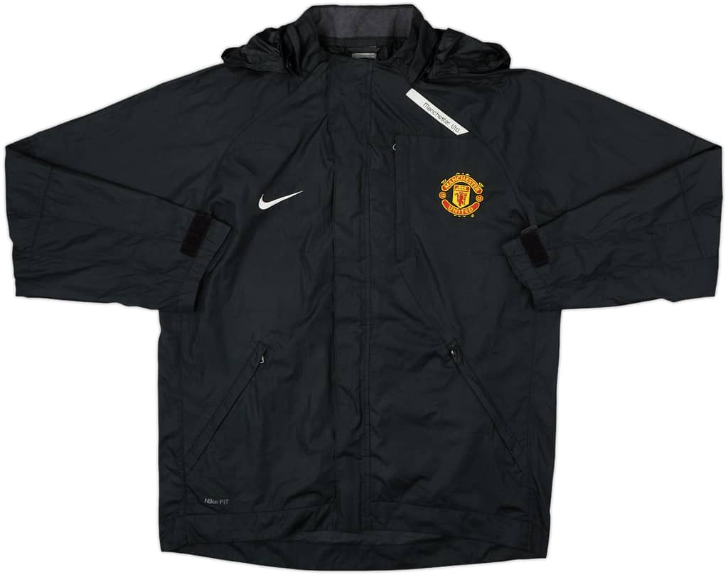 2007-08 Manchester United Nike Hooded Rain Jacket - 7/10 - (S)