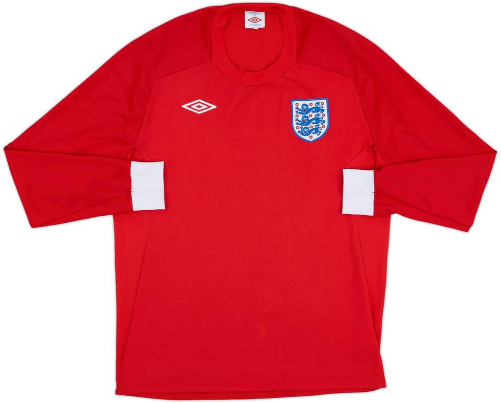 2010-11 England Away L/S Shirt - 10/10 - (L)