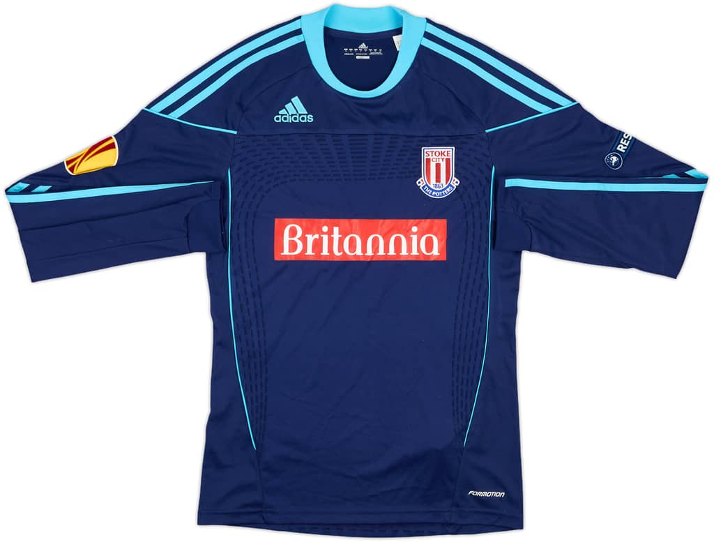 2010-12 Stoke City Away L/S Shirt - 9/10 - (S)
