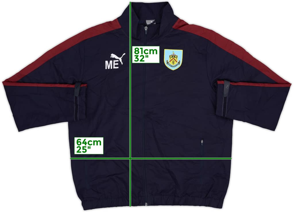 2018-19 Burnley Staff Issue Puma Track Jacket ME - 8/10 - (L)