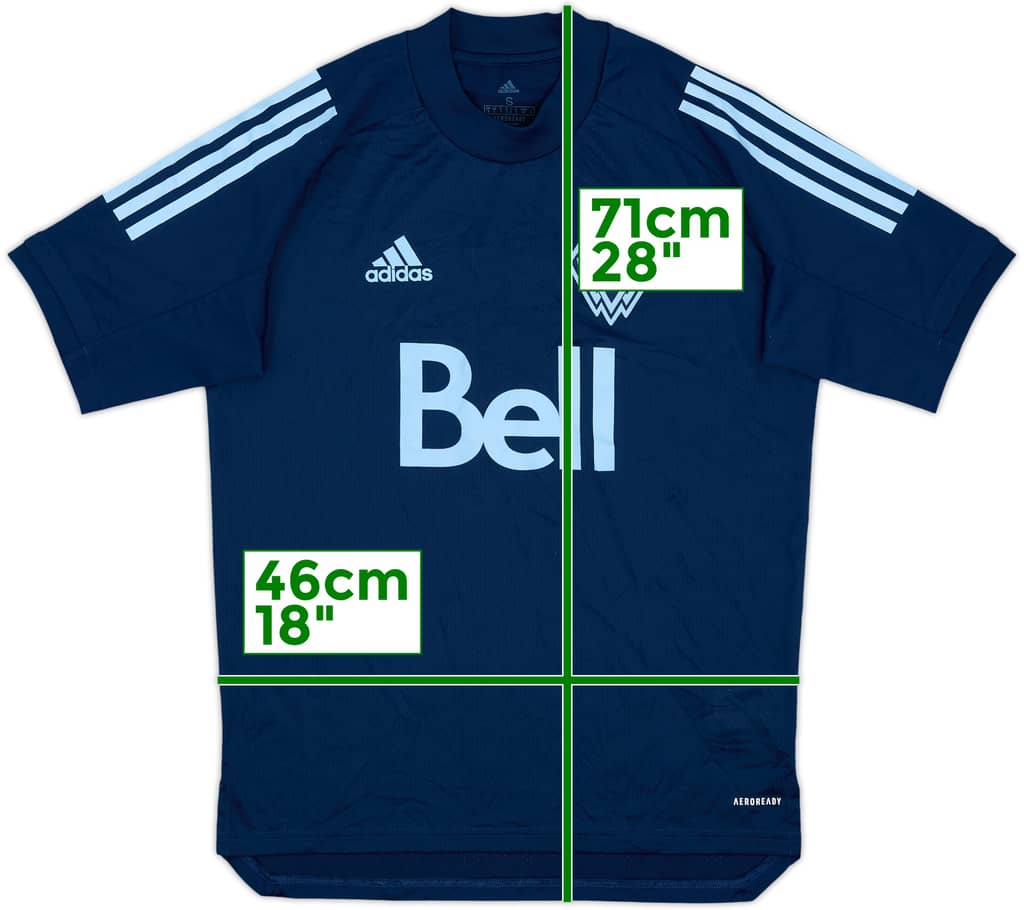 2019-20 Vancouver Whitecaps adidas Training Shirt - 10/10 - (S)