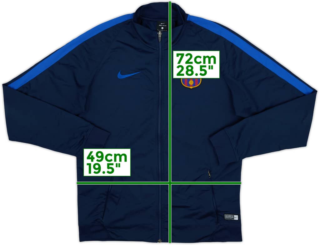 2016-17 Barcelona Nike Track Jacket - 8/10 - (L)