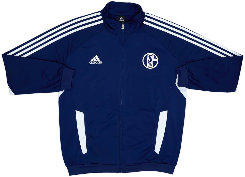 2011-12 Schalke adidas Track Jacket - 8/10 - (L/XL)