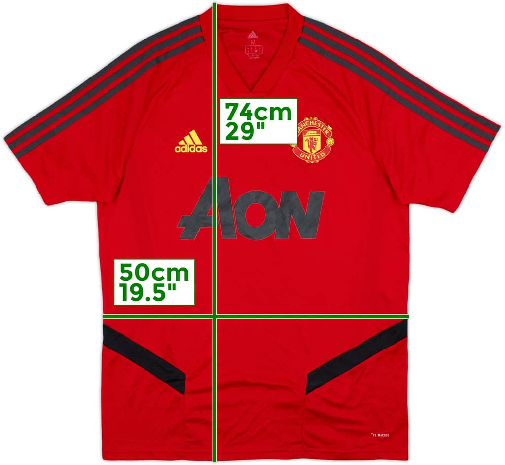 2019-20 Manchester United adidas Training Shirt - 8/10 - (M)