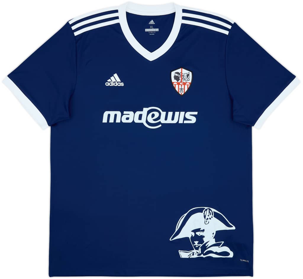 2017-18 Ajaccio adidas Training Shirt - 6/10 - (XL)